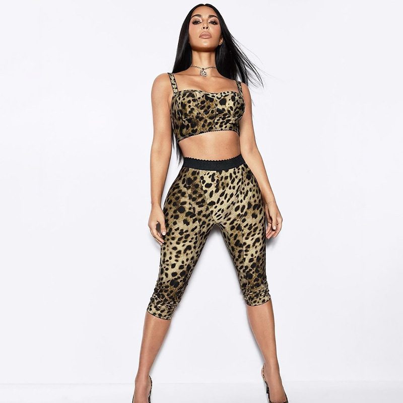 Leoparden-Print-Set
