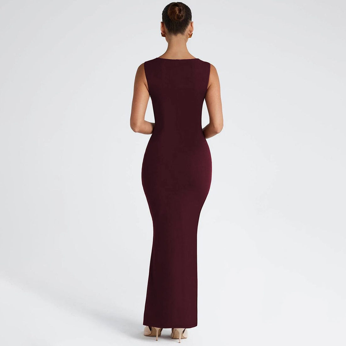 Square-Neck Maxi Dress