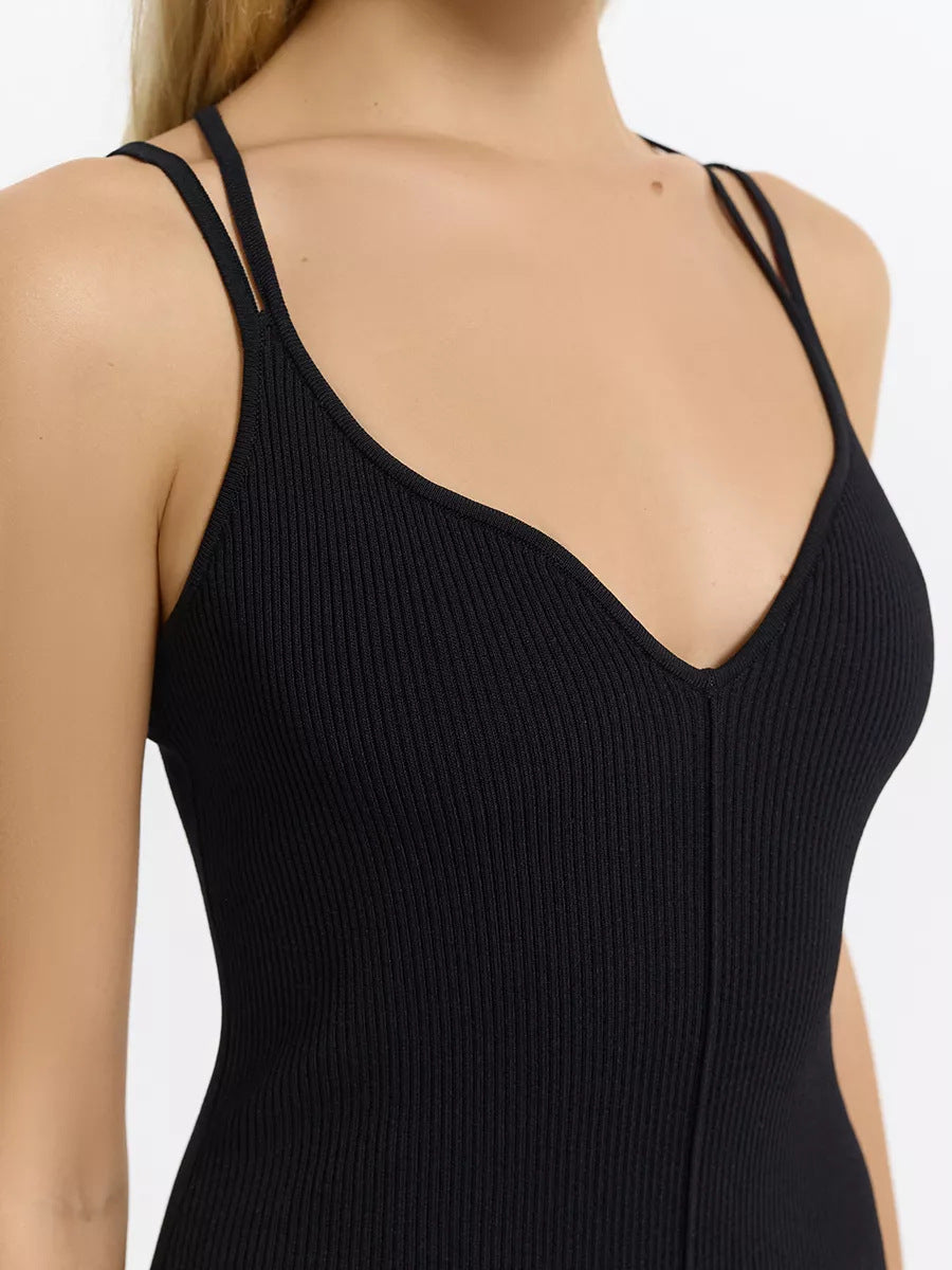 Ribbed Cami Midi Dress