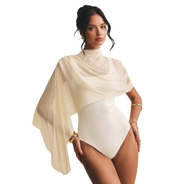 Cremefarbenes Capelet-Set