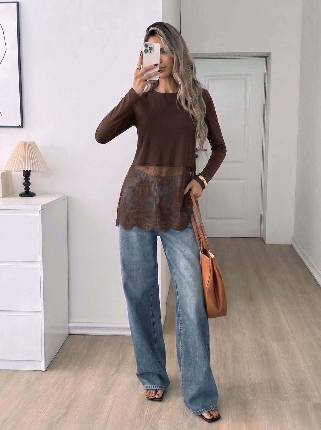 Black Lace Top