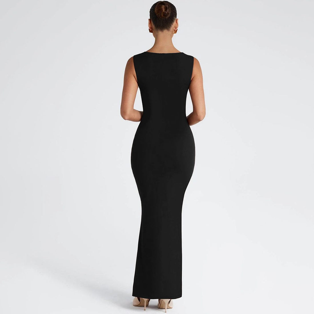 Square-Neck Maxi Dress