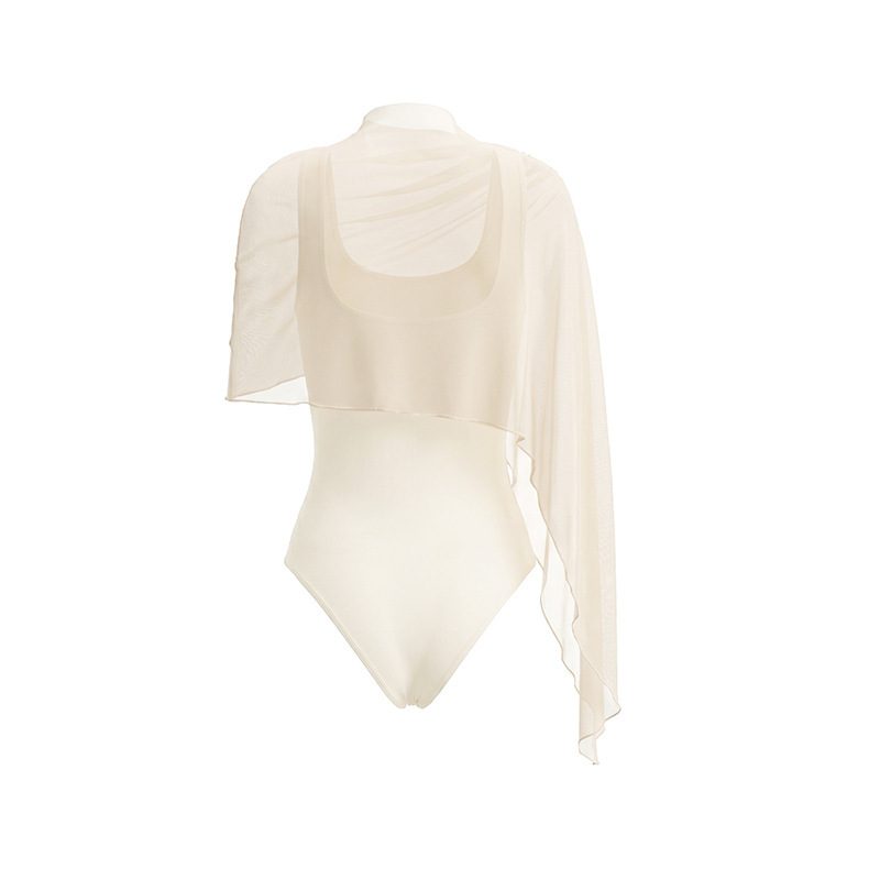 Cremefarbenes Capelet-Set